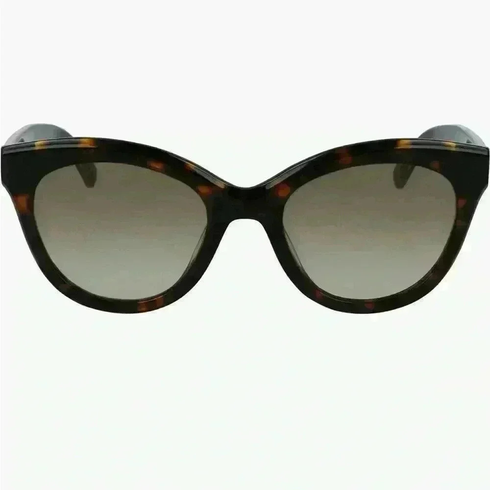 Longchamp LGP Monogram 54mm Cat Eye Sunglasses in Tortoise NWT